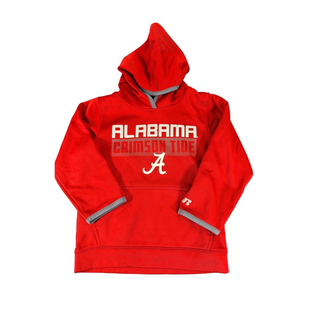 Russell Athletic Alabama Crimson Tide Youth Hoodie Red Small 6-7 Sweatshirt